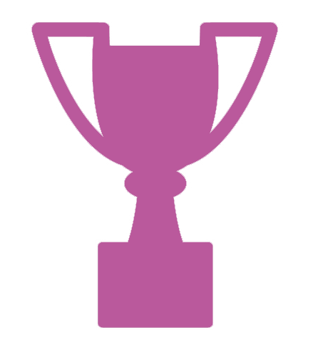 purple trophy