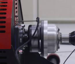 Testing automotive components on a hub dynamometer 